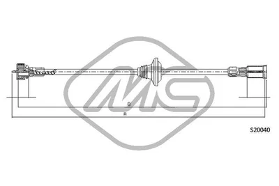 Speedometer Cable Opel OMEGA A Estate · Opel OMEGA A