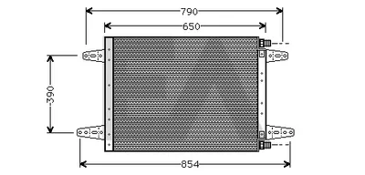 Condenser, air conditioning Vauxhall ASTRA Hatchback · Vauxhall ASTRA Estate · Vauxhall ASTRA Mk II Hatchback