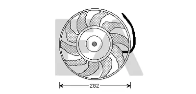 Fan, engine cooling Audi 80 B4 Saloon · Audi 80 B4 Avant · Audi 100 C4 Saloon