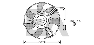 Fan, engine cooling Audi A4 B5 · Audi A6 C4 · Audi A8 D2