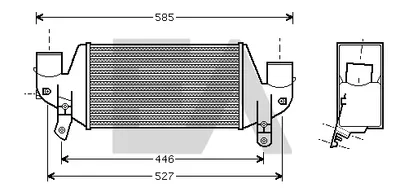 Charge Air Cooler Ford FIESTA IV · Ford FIESTA Box Body/MPV · Ford FOCUS I