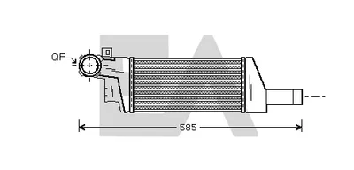 Charge Air Cooler Opel CORSA C · Opel COMBO Box Body/MPV · Opel CORSA C Hatchback Van