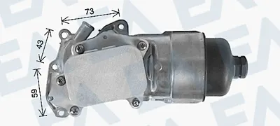 Oil Cooler, engine oil Citroën BERLINGO / BERLINGO FIRST Box Body/MPV · Citroën BERLINGO / BERLINGO FIRST MPV · Citroën XSARA
