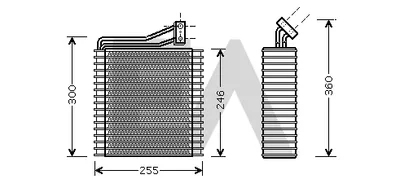 Evaporator, air conditioning Chrysler NEON · Chrysler NEON II · Chrysler PT CRUISER