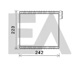 Evaporator, air conditioning Fiat STILO · Fiat STILO Multi Wagon · Fiat STILO VAN