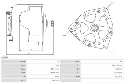 Alternator AS-PL A0013