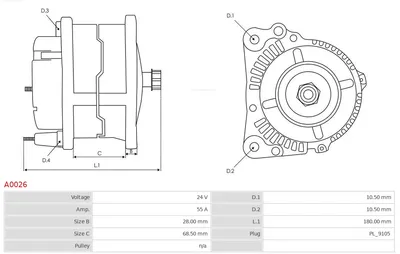 Alternator AS-PL A0026