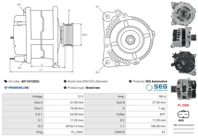 Alternator Bmw X5 · Bmw X6 · Bmw 7