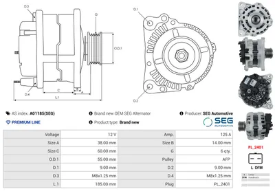 Alternator Nissan ALMERA II Hatchback · Nissan ALMERA II · Nissan MICRA III