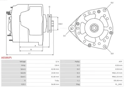 Alternator Nissan MICRA III · Renault CLIO II · Renault CLIO II Hatchback Van