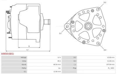 Alternator Audi A4 B7 Avant · Mercedes-Benz VARIO Bus · Mercedes-Benz VARIO Van