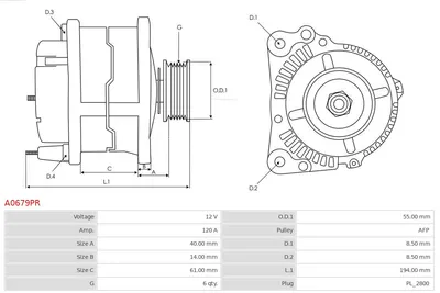 Alternator Renault LAGUNA I · Renault LAGUNA I Grandtour · Renault MEGANE I