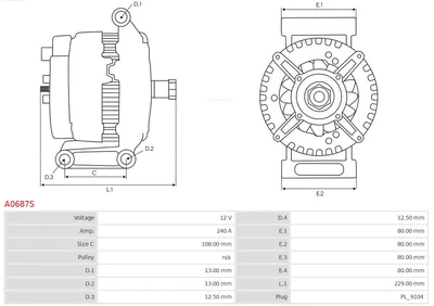 Alternator AS-PL A0687S