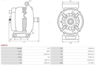 Alternator Volvo V40 Estate · Volvo S80 I · Volvo V70 II