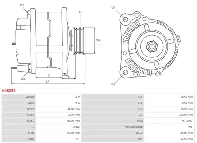 Alternator Nissan PATROL III/2 Station Wagon · Nissan PATROL III/2 Hardtop · Nissan PATROL GR IV
