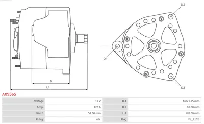 Alternator AS-PL A0956S