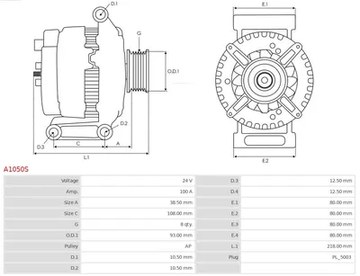 Alternative AS-PL A1050S