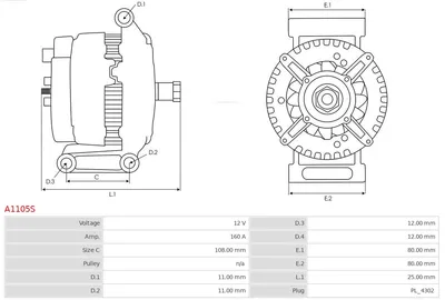 Alternative AS-PL A1105S