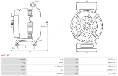 Alternator AS-PL A1111S