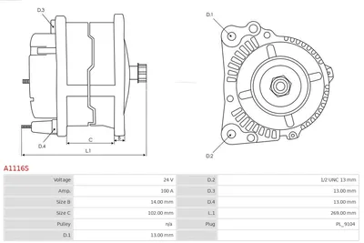 Alternator AS-PL A1116S