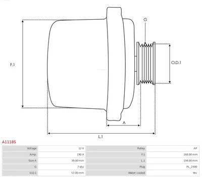 Alternator Porsche CAYENNE