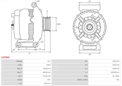 Alternator Vw TOUAREG