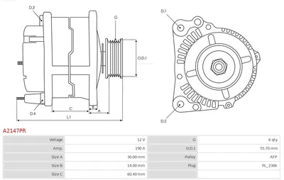 Alternator Audi Q7 · Audi Q7 Van