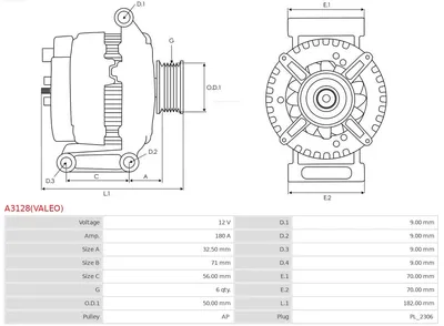 Alternator Mercedes-Benz VIANO · Mercedes-Benz VITO Bus · Mercedes-Benz VITO / MIXTO Van