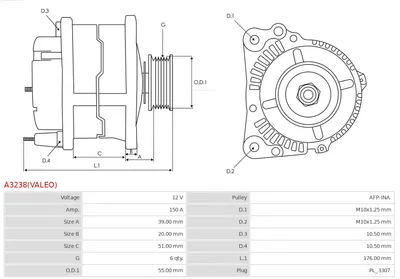 Alternator Hyundai SANTA FÉ II · Hyundai ix35 · Hyundai SANTA FÉ III