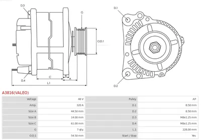 Alternator Renault AUSTRAL