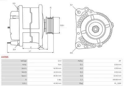 Alternator Ford Australia ESCORT Saloon · Ford Australia ESCORT Panel Van · Austin-Healey SPRITE MK.III Convertible