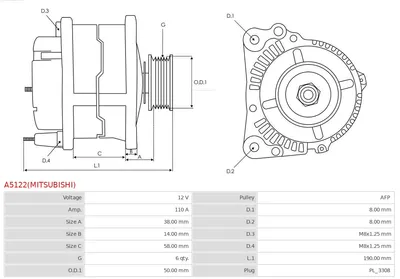 Alternator Nissan QASHQAI I · Nissan X-TRAIL II · Nissan QASHQAI II
