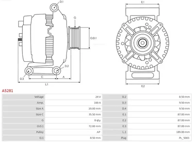 Alternator AS-PL A5281