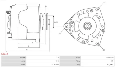Alternator Acura INTEGRA Hatchback · Acura INTEGRA Coupe