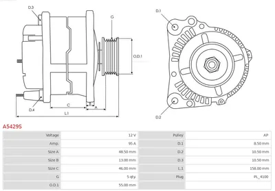 Alternator Mitsubishi COLT VI · Seat IBIZA V