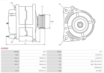 Alternator AS-PL A5456S
