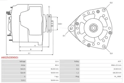 Alternator Toyota HIACE IV Bus · Toyota LAND CRUISER 90 · Toyota HIACE IV Van
