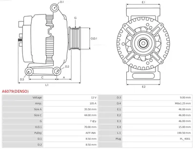 Alternator Honda CR-V II · Honda ACCORD VII · Honda ACCORD VII Tourer