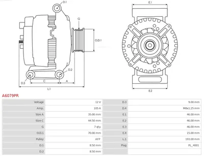 Alternator Honda CR-V II · Honda ACCORD VII · Honda ACCORD VII Tourer