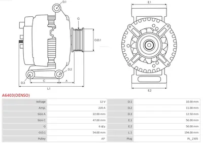 Alternator Land Rover RANGE ROVER III · Land Rover RANGE ROVER IV · Land Rover RANGE ROVER SPORT II