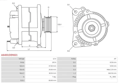 Alternator Honda CR-V III · Honda ACCORD VIII · Honda ACCORD VIII Estate