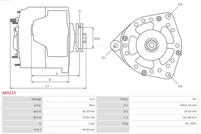 Alternator Honda CIVIC IV Hatchback · Honda CRX II · Honda CIVIC V Saloon