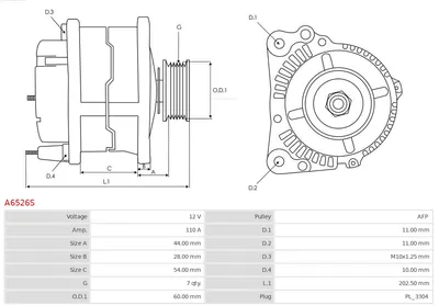 Alternator Kia SORENTO I