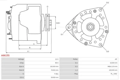 Alternator Honda CIVIC VI Fastback · Honda ACCORD V · Honda CIVIC VI Aerodeck