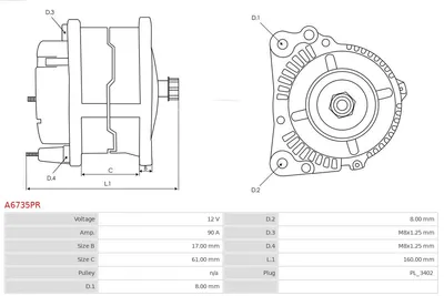 Alternator Ford FOCUS I · Ford FOCUS I Turnier · Ford FOCUS I Saloon