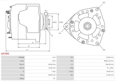 Alternator Vauxhall ZAFIRA A