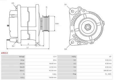 Alternator Chevrolet LACETTI · Chevrolet NUBIRA Saloon · Chevrolet NUBIRA Estate