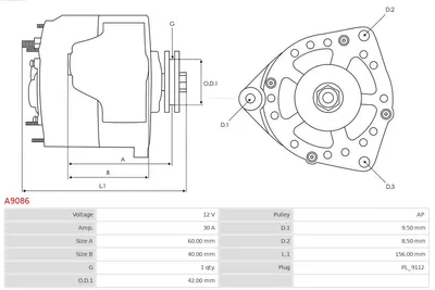 Alternator Citroën 2 CV · Citroën LNA · Citroën DYANE