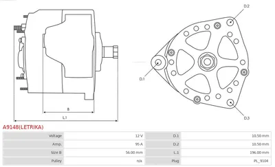 Alternator Mercedes-Benz 124 Saloon · Mercedes-Benz G-CLASS · Mercedes-Benz E-CLASS