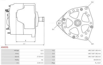 Alternator AS-PL A9455S